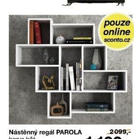Nástěnný regál PAROLA