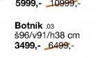 Botník .03 š96/v91/h38 cm