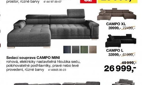 Sedací souprava CAMPO MINI