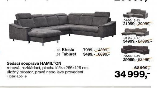 Sedací souprava HAMILTON