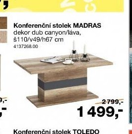 Konferenční stolek MADRAS
