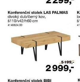 Konferenční stolek LAS PALMAS