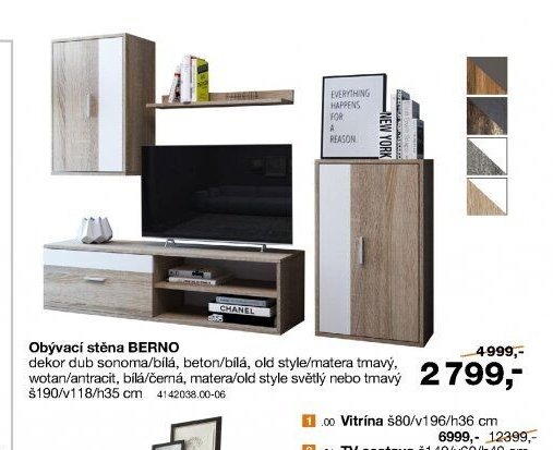 Obývací stěna BERNO