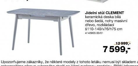Jídelní stůl CLEMENT
