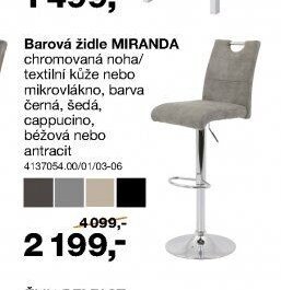 Barová židle MIRANDA