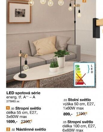 LED spotová série