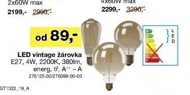 LED vintage žárovka