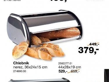 Chlebník nerez