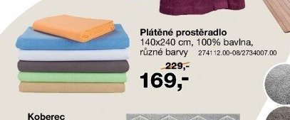 Plátěné prostěradlo