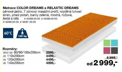 Matrace Color Dreams New