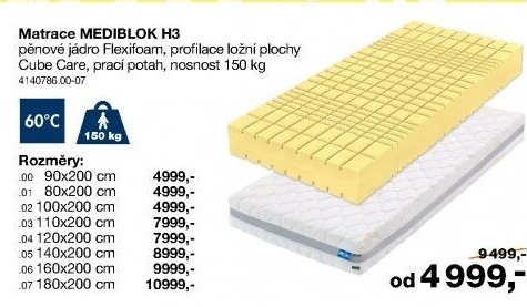 Matrace Mediblok H3