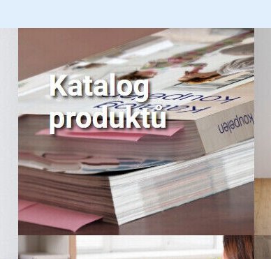 Katalog produktů