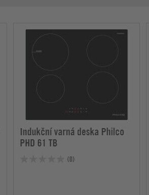 Indukční varná deska Philco PHD 61 TB