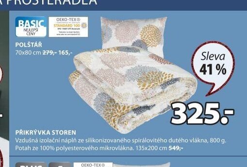 BASIC NEJLEPŠÍ CENY Přikrývka STOREN