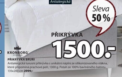 KRONBORG PŘIKRÝVKA BRURI
