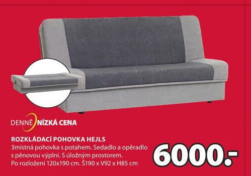 ROZKLÁDACÍ POHOVKA HEJLS