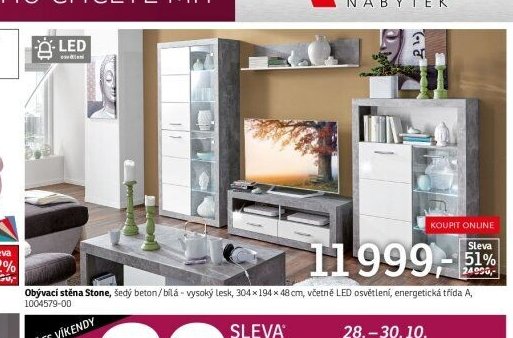 Obývací stěna Stone