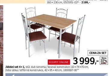 Jídelní set 4+1
