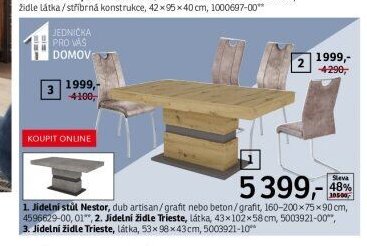 Jídelní stůl Nestor