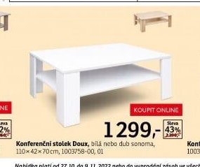 Konferenční stolek Doux