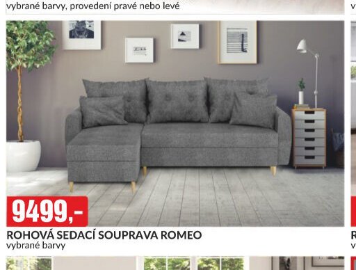 ROHOVÁ SEDACÍ SOUPRAVA ROMEO