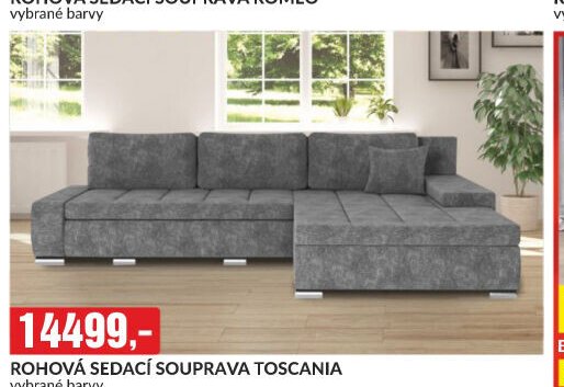 ROHOVÁ SEDACÍ SOUPRAVA TOSCANIA