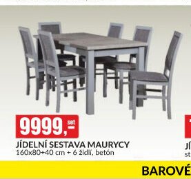 JÍDELNÍ SESTAVA MAURYCY