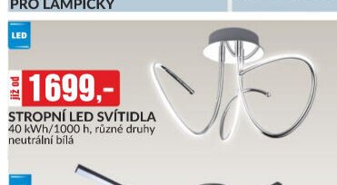 STROPNÍ LED SVÍTIDLA