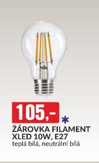 ŽÁROVKA FILAMENT XLED 10W, E27