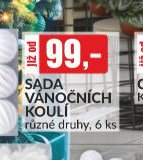 Sada vánočních koulí