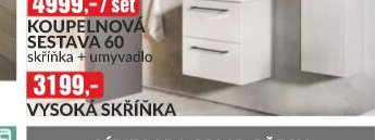 KOUPELNOVÁ SESTAVA 60 skříňka + umyvadlo