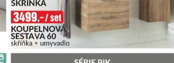 KOUPELNOVÁ SESTAVA 60 skříňka + umyvadlo