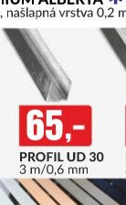 PROFIL UD 30 3 m/0,6 mm