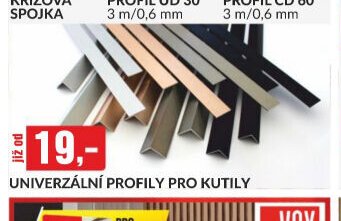 UNIVERZÁLNÍ PROFILY PRO KUTILY