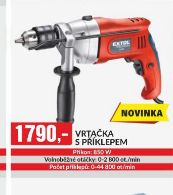 Vrtačka s příklepem