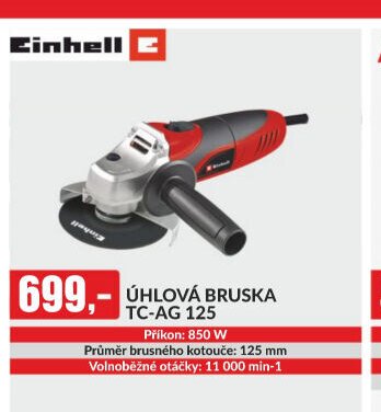 ÚHLOVÁ BRUSKA TC-AG 125