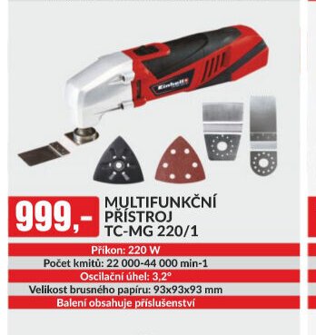 MULTIFUNKČNÍ PŘÍSTROJ TC-MG 220/1