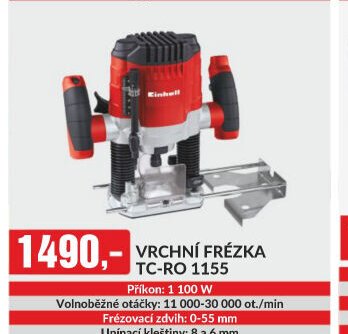 VRCHNÍ FRÉZKA TC-RO 1155