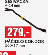 PÁČIDLO CONDOR 500x17 mm
