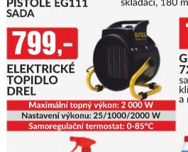 ELEKTRICKÉ TOPIDLO DREL