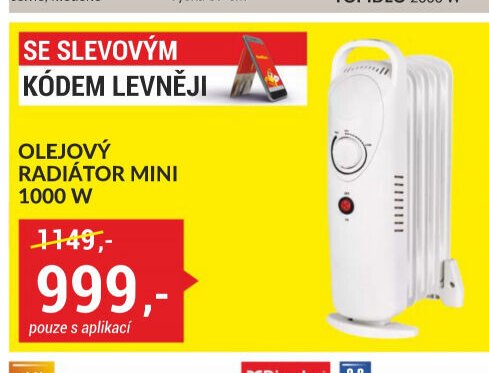 OLEJOVÝ RADIÁTOR MINI