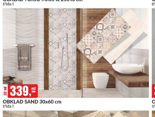 OBKLAD SAND 30x60 cm