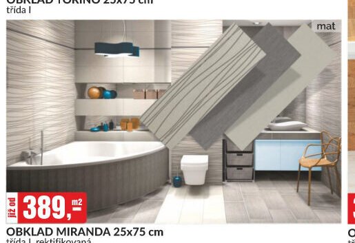 OBKLAD MIRANDA 25x75 cm