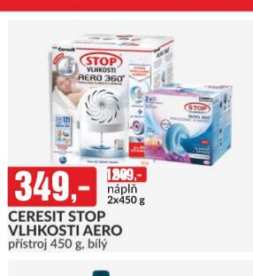 CERESIT STOP VLHKOSTI AERO přístroj 450 g, bílý