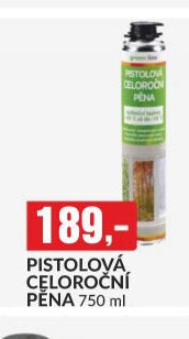 PISTOLOVÁ CELOROČNÍ PĚNA 750 ml
