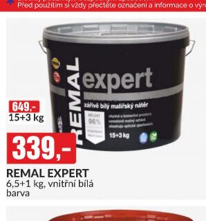 REMAL EXPERT 6,5+1 kg, vnitřní bílá barva
