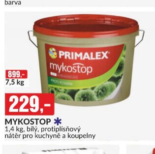 MYKOSTOP 1,4 kg, bílý, protiplísňový nátěr pro kuchyně a koupelny