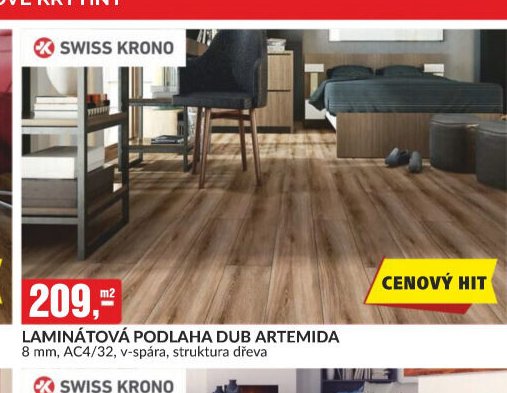 LAMINÁTOVÁ PODLAHA DUB ARTEMIDA