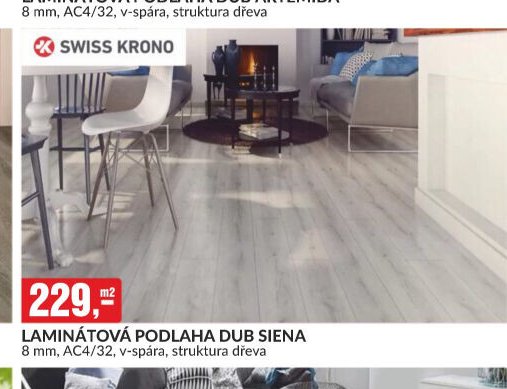LAMINÁTOVÁ PODLAHA DUB SIENA