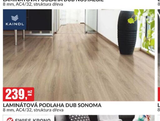 LAMINÁTOVÁ PODLAHA DUB SONOMA